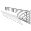 GODARM Deflettore Condizionatore Universale Materiale Dells'ABS, Regolabile Parabrezza Aria Condizionata Scudo del Condizionatore Freddo/Calda, Prevenire Flusso Diretto di Aria Aria (Size : B-20 * 60CM)