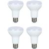 yayutelight Lampadina LED R63 equivalente a 60 W, lampadina LED dimmerabile, 850 lm, base media E27, confezione da 4 (luce bianca diurna 6000 K)