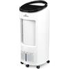Klarstein Condizionatore Portatile 65W, 4in1 Climatizzatore Portatile, Raffrescatore d'Aria Silenzioso con Night Mode, Deumidificatore, Rinfrescatore, Ventilatore, Serbatoio da 7L, 330m³/h, Bianco