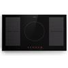 Klarstein Piano Cottura Elettrico Vetroceramica, Piano Cottura Elettrico 4 Fuochi Moderno, Piano Cottura Elettrico 4 Piastre 7000W Integrato, Piano Cottura Vetroceramica Elettrico Touch con Timer