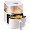 Klarstein Friggitrice ad Aria, Air Fryer 1500W, Friggitrice ad Aria Calda, Forno ad Aria, Friggitrice Elettrica 16 Programmi, Timer, Selezione della Temperatura, Controlli Touch, Friggitrice Aria 7.5L