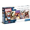 Clementoni - 39611 - Puzzle Panorama - Marvel 80 - puzzle adulti 1000 pezzi, puzzle panoramico, Made in Italy