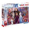 Clementoni Supercolor Puzzle - Disney Frozen 2-104 maxi pezzi, puzzle bambini