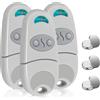 Quevati Telecomando Cancello, 433,92MHz Telecomando Cancello Universali, Telecomando Universale Cancello Compatibile con Top 432EV, 2 Canali,3PCS