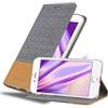 Cadorabo Custodia Libro per Apple iPhone 7 / 7S / 8 / SE 2020 in Grigio Chiaro Marrone - con Vani di Carte, Funzione Stand e Chiusura Magnetica - Portafoglio Cover Case Wallet Book Etui Protezione