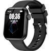 zaisia Smartwatch Uomo Donna, 1.85 Orologio Smartwatch con Chiamare/Rispondere, Molteplici modalità Sportive con Contapassi/Sonno/Cardiofrequenzimetro, IP68 Smart Watch per Andorid iOS