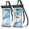 YOSH Custodia Impermeabile Smartphone [Pulsante Laterale Amichevole], 7,2 | 2 Pezzi Custodia Subacquea per Spiaggia Piscina, Cover Impermeabile per iPhone 17 16 15 14 Pro Max Samsung S26 S25 S24 Ultra