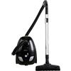 Amazon Basics Aspirapolvere con sacchetto, potente, compatto e leggero, per pavimenti duri e moquette, filtro HEPA, 700 W, 1,5 l, EU, nero