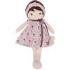 KALOO Tendresse, La mia prima bambola di stoffa Léonie, Bambola di pezza da 32 cm, Vestito in velluto a coste, Graziosa scatola regalo, Nastro personalizzabile, Dalla nascita, K200018, 32cm, Leonie