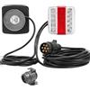 ETUKER 12v Kit Fanali Posteriore Led Magnetico per Rimorchio Trattore Agricolo,Kit Luci Carrello Appendice,Fanali Posteriori Rimorchio Led Certificazione E