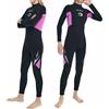Owntop Muta per bambini da 2,5 mm, in neoprene, per ragazzi, ragazzi e ragazze, mute integrali, termiche elasticizzate con cerniera posteriore per sport acquatici, colore rosso, taglia 14, 155-165 cm