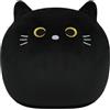 Vicloon Peluche, Cuscino in Peluche a Forma di Gatto, Kawaii Giocattolo Morbido, Animali di Peluche, Super Morbido, Bambola di Peluche Cuscino, Regalo per Bambini Ragazza 3+ Anni (Gatti Neri, 18cm)