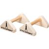 PTC SPORT PTCSPORT Maniglie per flessioni - 2 x maniglie per flessioni in legno antiscivolo - Attrezzatura Calisthenics per interni ed esterni - Ideale per poggiapolsi e flessioni parallele