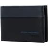 PIQUADRO Urban Men´s Wallet Flip Up ID Window RFID Nero/Grigio