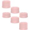 Szaerfa 6PCS Grip Set Joystick Cap Tappo del bastone analogico per PS5 Pro/PS5 slim/PS5, controller analogico Gamepad sollevato antiscivolo impugnature del bastone del pollice bastoni Cover (Rosa)