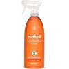 method Detergente da cucina spray, potente detergente multiuso per cucina, rimuove grasso e sporco, fresco profumo di clementina, ideale per l'uso quotidiano, 1 x 828 ml