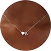 Collana Con Ciondolo A Fiocco TINGN – Placcata Oro 14K – Per Ragazze E Donne – Catena Regolabile 16+2.5'' - 4