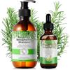 Bibonse Olio di rosmarino con shampoo al rosmarino per la crescita dei capelli, rosemary oil contro la caduta dei capelli, Stimola la crescita dei capelli, Shampoo al rosmarino anticaduta per donne e uomini