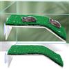 BAOSROY Piattaforma Tartaruga,Piattaforma per Tartarughe D'acqua,Tartaruga Crogiolarsi Piattaforma,Simulazione Erba Tartaruga Rampa per Turtle Tank,Piattaforma a Ventosa per Tartarughe,per Acquario Decor