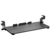 RICOO Supporto Tastiera PC CZ0700 Porta sotto scrivania Scorrevole Estraibile Tavolo Work-Station Computer Keyboard Tray Regolabile Nero