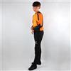 HO Soccer Set Portiere Kid Keeper Set Deep-Sea Orange, Maglietta a Maniche Lunghe con Imbottitura e Pantaloni Lunghi con Imbottitura, Poliestere, Unisex, per Bambini, Arancione/Nero, 12