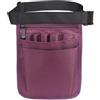 Vilgftyiet Piccola borsa porta attrezzi con apertura superiore, 25 x 18 cm, borsa per attrezzi con manico, piccola borsa pieghevole per attrezzi, borsa per attrezzi da uomo, resistente, per elettricisti,