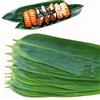 WINIAER Foglie di bambù per sushi, 100 pezzi, decorazione per sushi, foglie di bambù per cucinare, foglie di banana per sashimi, decorazioni per piatti da portata