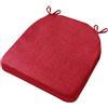 BLLMTEAR Cuscini per Sedie da Cucina Antiscivolo 45x45, Cuscini per Sedia da Pranzo Trapezio,con Laccetti Sfoderabili Lavabili Confortevole Cuscini Seduta, 5 cm Di Spessore(05,Set of 1)