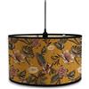 Morbuy Paralume Rotondo in Bambù, Paralume Ricambio Diametro 30 cm E27, Paralume per Lampade da Comodino, Lampada da Tavolo, Lampada da Terra, Lampadario Camera da Letto (Giallo)
