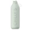 Generico Chilly Serie 2 FLIP Lichen 1000 ml Bottiglia in Acciaio Inox Senza BPA. Riutilizzabile.