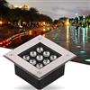 GUODDM Faretto Incasso Led Da Esterno - Faretti Ad Incasso Giardino, Lampada Da Terra Per Esterni Lampada Interrata Quadrata IP67 Lampada Da Paesaggio A LED A Bassa Tensione Impermeabile 12V(Warm White Light