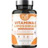 Pure Lab Nutrition Vitamina C Liposomiale 1000mg - Alta Assorbimento - Immunità, Antiossidante, Energia - Formula Brevettata PureWay® - 100% vegan - Prodotto in Francia - 90 Capsule, 1 a 3 mesi di scorta