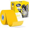 CureTape Nastro kinesiologico impermeabile classico giallo | nastro medico | nastro adesivo per lesioni | migliore adesione | aumenta la mobilità e le prestazioni | riduce il dolore articolare |