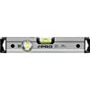 PRO600 Livella a Bolla con magneti 30cm Anodizzata - Durezza 9 sulla scala Mohs - Profilo Ergonomico e Sistema ERS+ (Easy Reading System) - Tappi di chiusura antiurto - Colore Argento