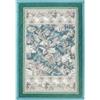 Bassetti BOLI Plaid in 100% cotone, colore verde V1, dimensioni: 270 x 250 cm - 9330145