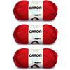 Caron Simply Soft Party - Gomitolo di filato per feste, 3 confezioni da 85 g, acrilico, 4 medi (pettinati), 160 m, per lavori a maglia, uncinetto e artigianato