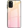 HAOYE Cover per Motorola Moto Edge 20 Pro, Custodia in Colori Sfumato, Vetro Temperato Antigraffio Back Cover + Bordo in Silicone Morbido TPU Protettiva Case(1)