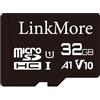 LinkMore XV11 32GB MicroSD Flash Memory Card, Micro SDHC Card, A1, UHS-I, U1, V10, Class 10 Compatible, Read Speed Up to 90 MB/s, SD Adapter Included