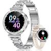 CIVO Orologio Smartwatch Donna Fitness: Sport Contapassi Smart Watch Argento Impermeabile - Chiamate e Whatsapp Smartwatch Compatibile Android iOS