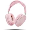 AUDALA Cuffie Wireless Bluetooth Over Ear Senza Fili con Microfono Musica Stereo HiFi per Sport Palestra TV PC Telefono iOS Android 28 Ore (Rosa)