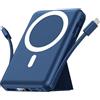 Azmuth Power Bank, per Magsafe Powerbank iPhone 10000mAh, Caricatore Portatile Magnetico Wireless 22.5W PD Ricarica Rapida con Display LED Batteria Esterna per iPhone 16/15/14/13/12/Pro/Pro Max