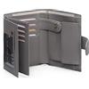 SENDEFN SENFEFN Portafoglio Uomo Vera Pelle Trifold, Portafogli Uomo Blocco RFID con 19 Porta Carte di Credito, Tasca Portamonete, 3 Scomparti Banconote