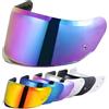 VCOROS Visiera Casco per FF808 Stream II,Visiera del casco Lente Antigraffio Flip up Lente,Protezione per Il Vento del Motociclo,Casco Parabrezza Moto Visiera a Lente Integrale (Arcobaleno)