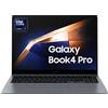 Samsung Galaxy Book4 Pro, Intel® Core™ Ultra 7 Processor, 16GB RAM, 1TB, Laptop 16 Dynamic AMOLED 2X touch, Windows 11 Home, Moonstone Gray [Versione Italiana]
