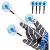 liuer 2PCS Spider Guanti per Bambino,Spider Glove Launcher Giocattoli Set,Launcher Glove Guanti Launcher per Giochi per Bambini Guanti Lanciatori Spider-Man Glove Guanti di Spider per Cosplay (Nero)