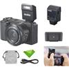 Godox iM22 Mini Flash Speedlight per Canon, Sony, Fuji, Nikon, Panasonic Olympus Pentax, Tempo di riciclo 3s, Circa 440 tempi di flash, Flash per Sony ZV1, ecc. DSLR (batteria al litio integrata)