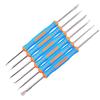 BOROCO 6pcs Aiuti alla Saldatura Set di Strumenti di Saldatura del Circuito Circuito Pulitore Spazzola In Ottone Saldatura di Riparazione PCB Board Kit di Pulizia Ausiliario Dual-sided(Blu)