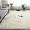 CHBIN Moderno Pecora Tappeto 140x200cm Tappeti Soggiorno Soffice Tappeto Soffice Pelo Lungo Imitazione Lana Super Morbido per Letto Home Decor Nursery Qualsiasi Stanza, Beige