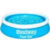 Bestway Piscina completa - Quick Up Pool - Piscina rotonda per giardino con filtro di pulizia - 183 x 51 cm