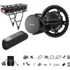 Bafang Bicicletta Elettriche DIY Con Kit Motore Centrale da 250W 350W 500W 750W 1000W BBS02B BBS02B BBS-HD, 36V/48V/52V Dotato di Schermo LCD e Batteria